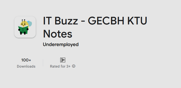 IT Buzz - GECBH KTU Notes & Syllabus